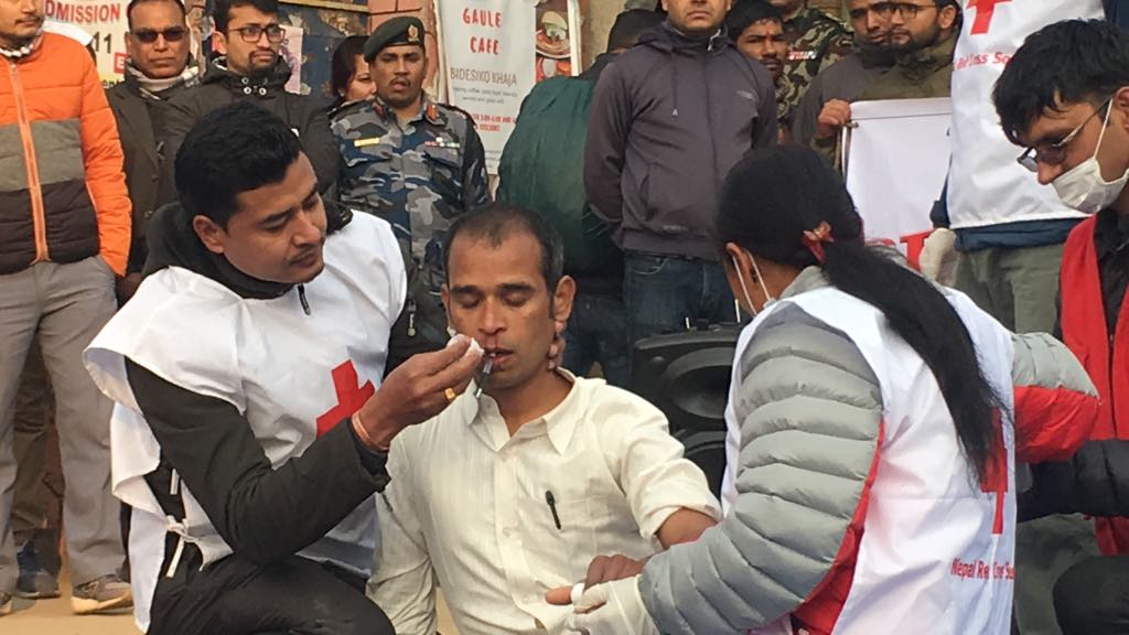 21th bhukampa diwas 2075 nuwakot