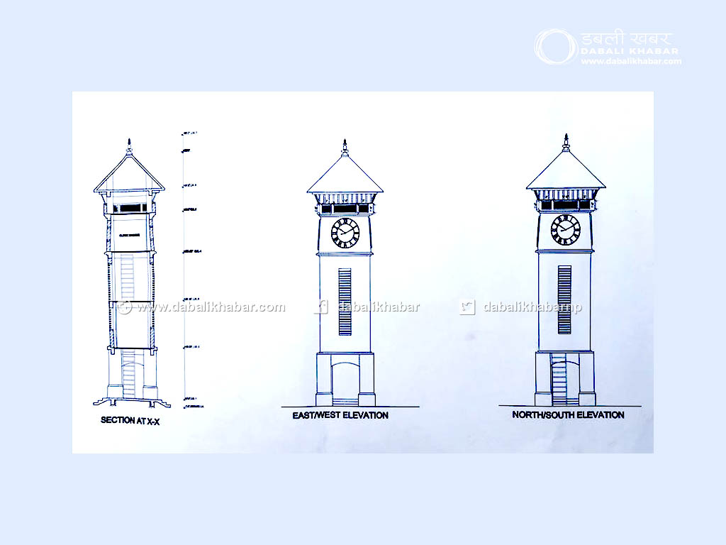 blueprint map of bellhouse nuwakot bidur
