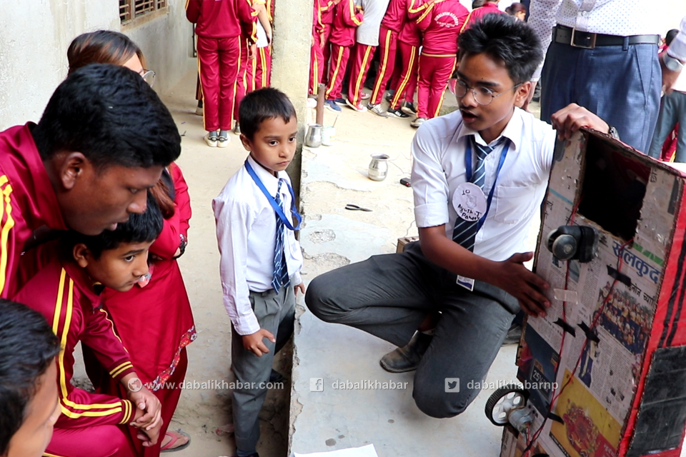 remote car control in science exhibition 